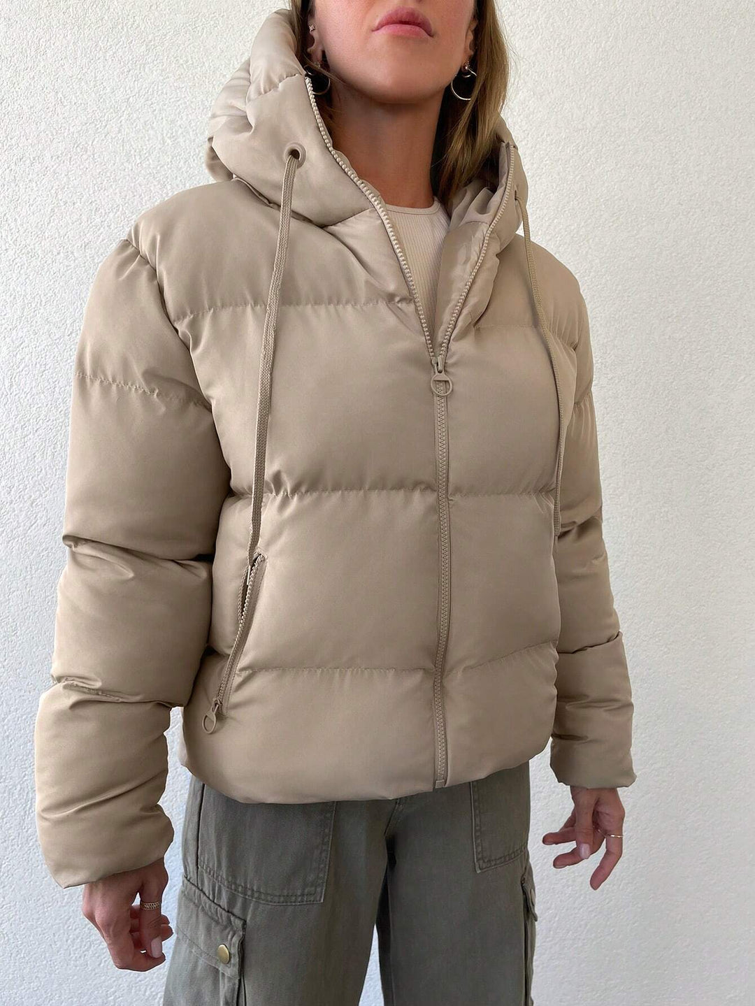 Islaine | Steppjacke mit Kapuze und Reißverschluss