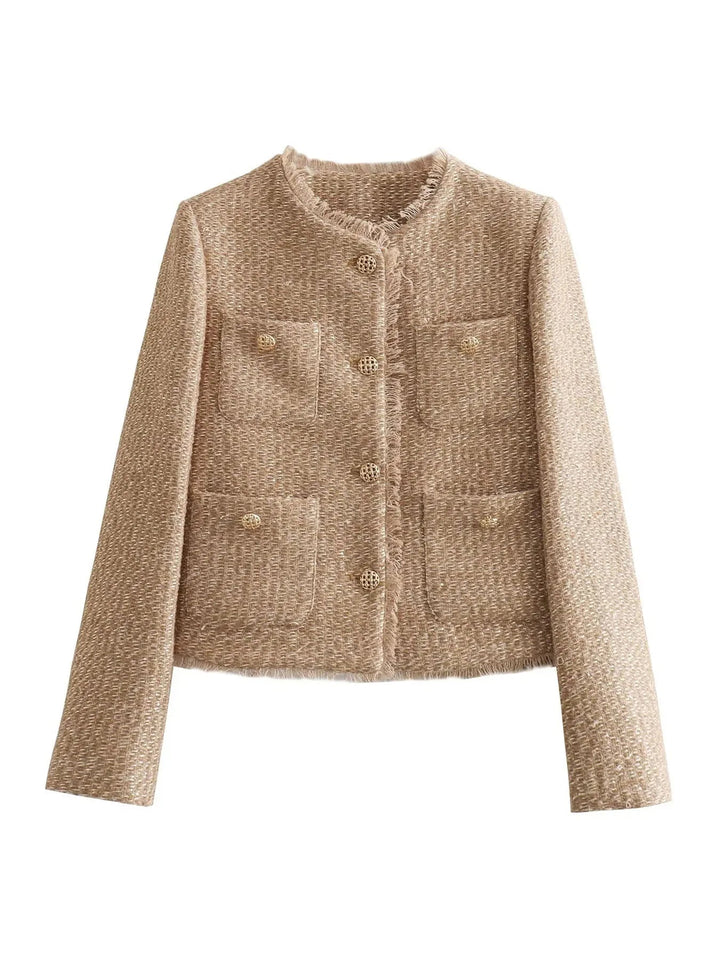 Isabelle | Tweed Steppjacke