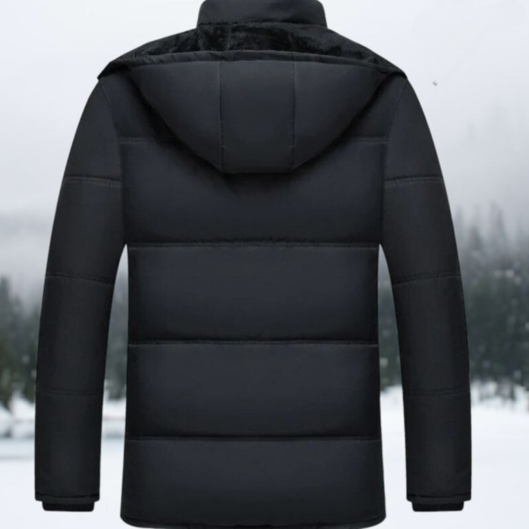 Cassius | Schwarz Isolierte Winterjacke