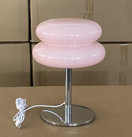 Luminique™ Macaron Glas Tischlampe