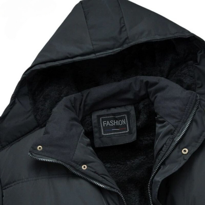 Cassius | Schwarz Isolierte Winterjacke