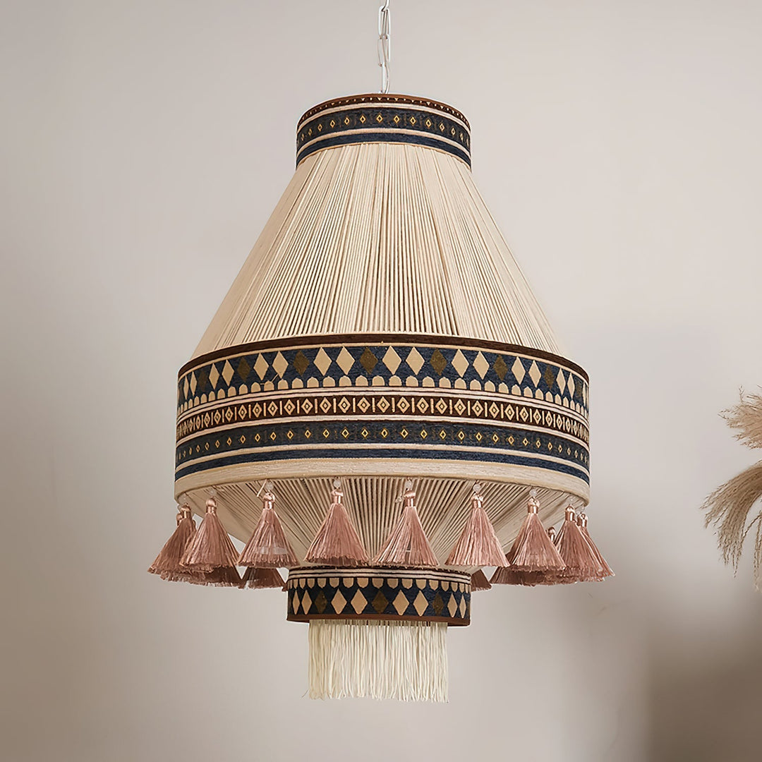 Bohemian Fringe Pendelleuchte