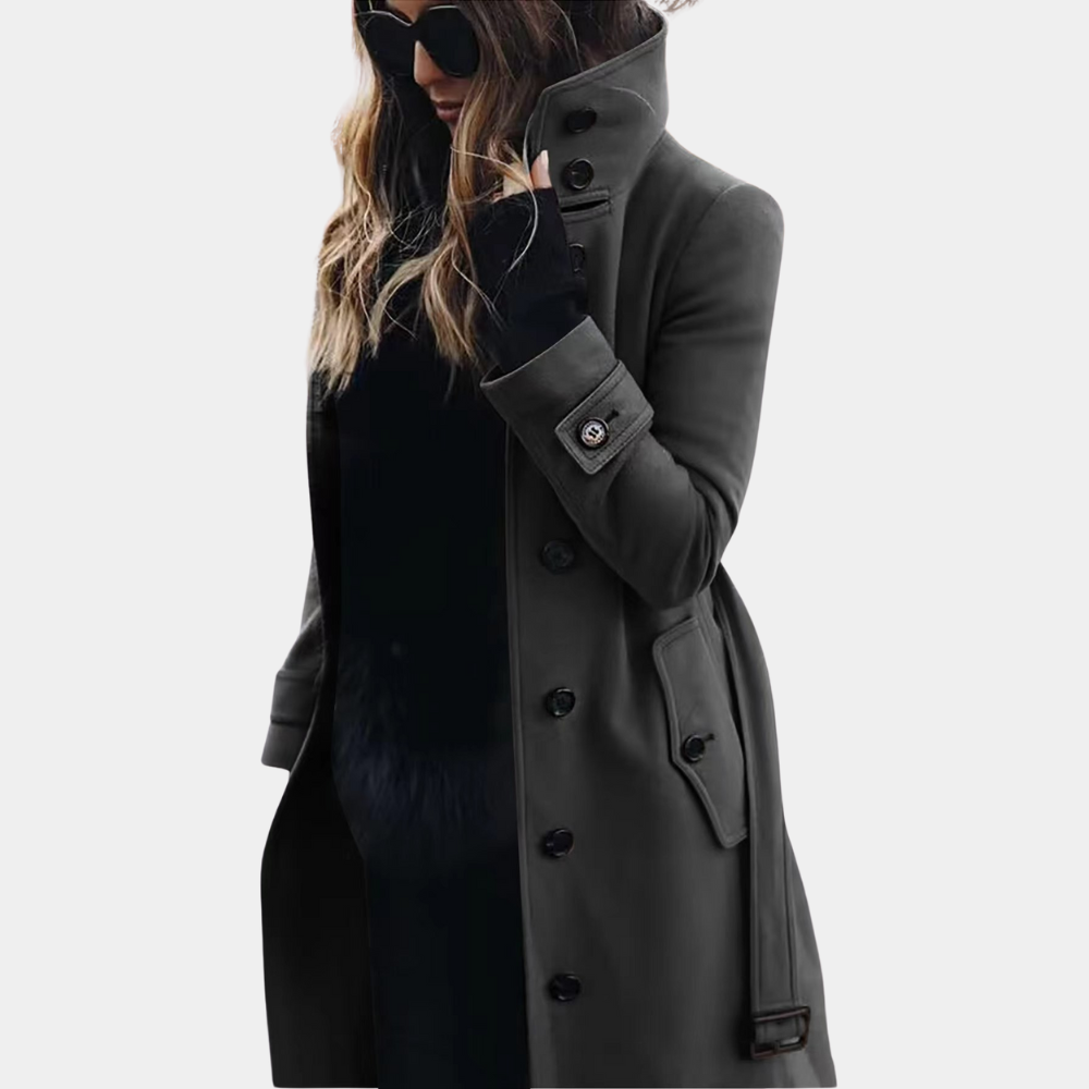 Elva | Langer Trenchcoat Jacke für Frauen