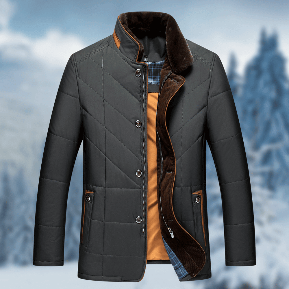 Caius | Verfeinerte Moderne Luxus Winterjacke für Männer