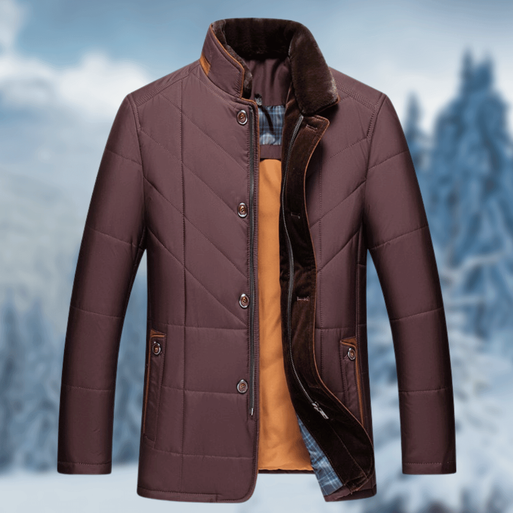 Caius | Verfeinerte Moderne Luxus Winterjacke für Männer