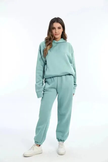 Colette - Kapuzenpulli und Sweathose Set für Frauen