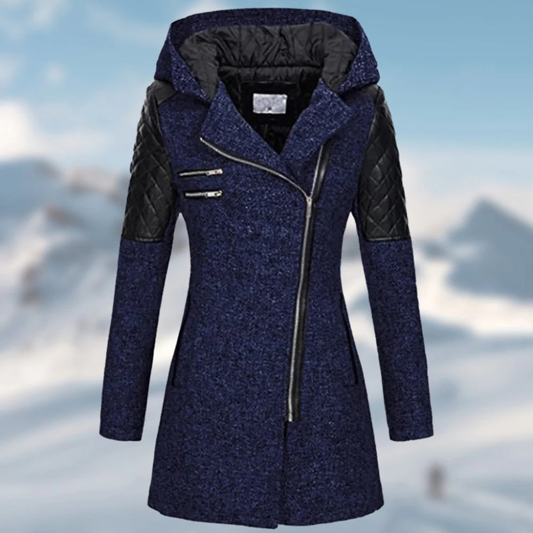 Neve | Lange Winterjacke mit Kapuze für Frauen