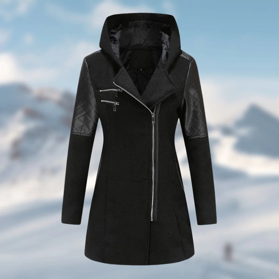 Neve | Lange Winterjacke mit Kapuze für Frauen