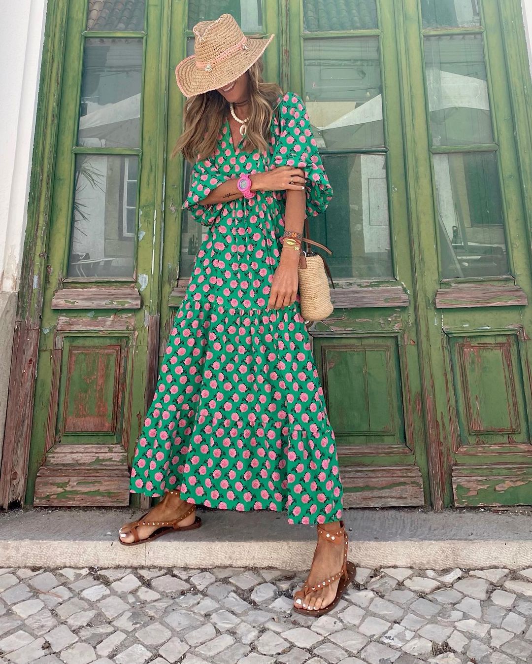 Ameera | Langes Boho-Kleid