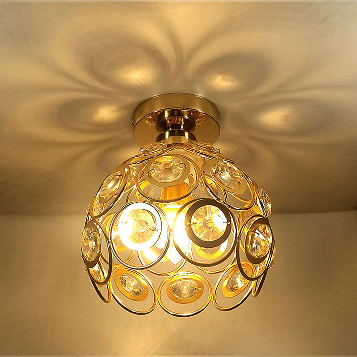 Fancy Gold Luxus Ball Flur Deckenleuchte