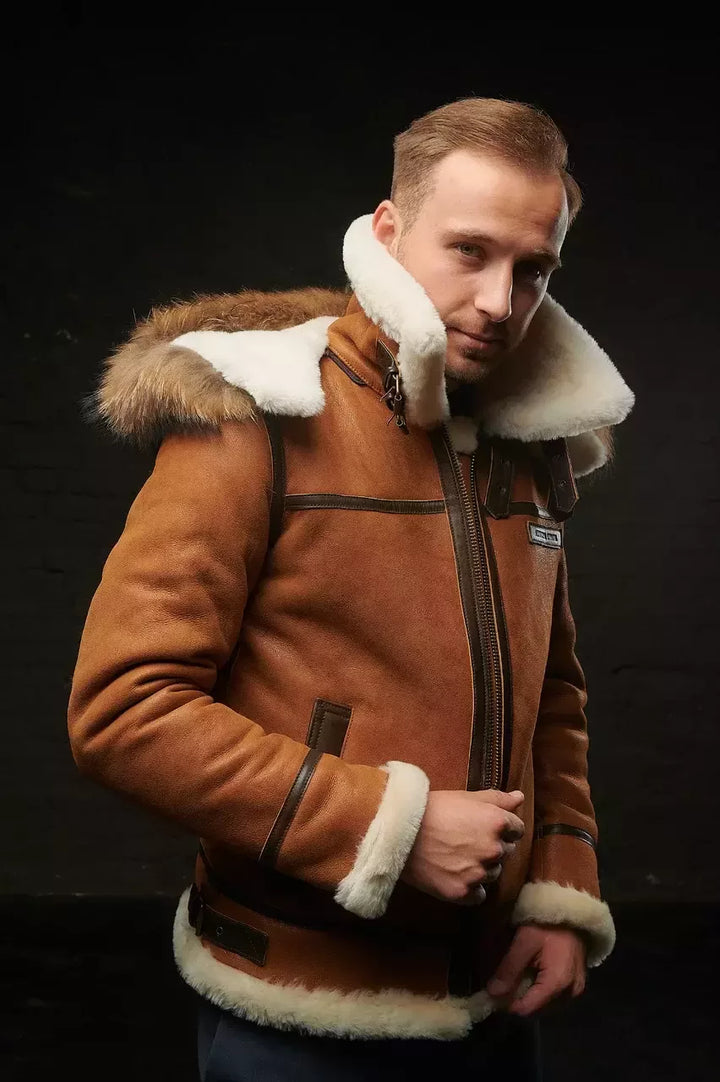 Callum | Nordic Luxus-Winterjacke mit Kapuze für Männer