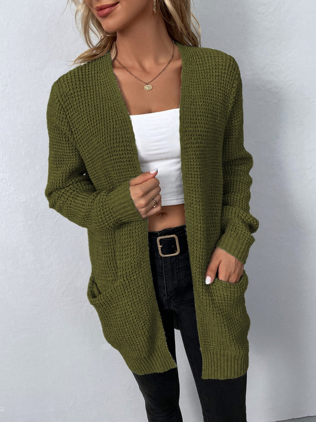 Livia | Langer Strick-Cardigan für Damen