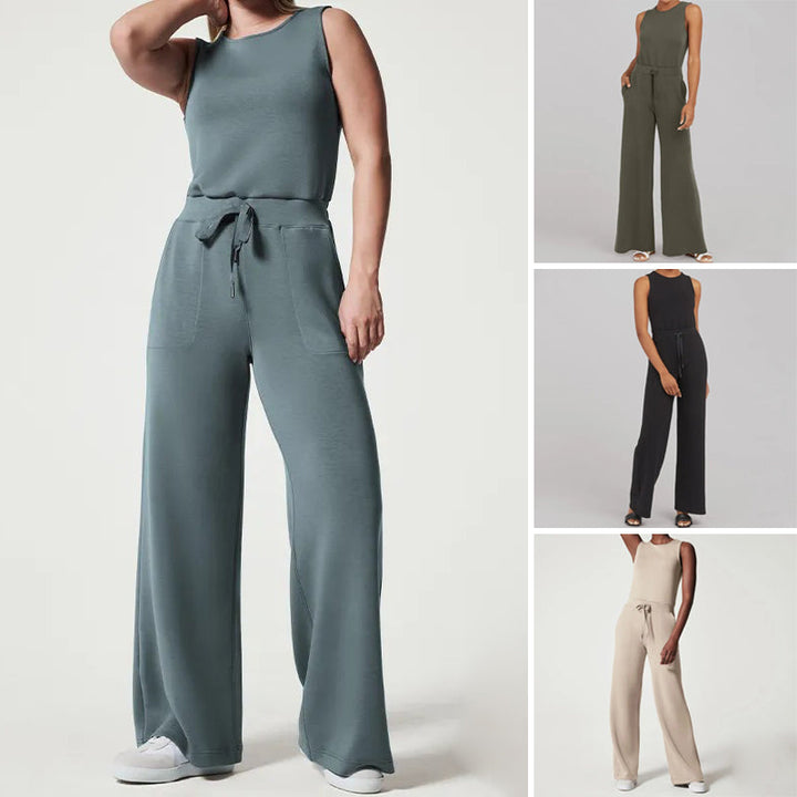 Aubrey - Vielseitige Eleganz Ärmelloser, schlichter Jumpsuit