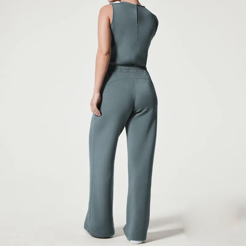 Aubrey - Vielseitige Eleganz Ärmelloser, schlichter Jumpsuit