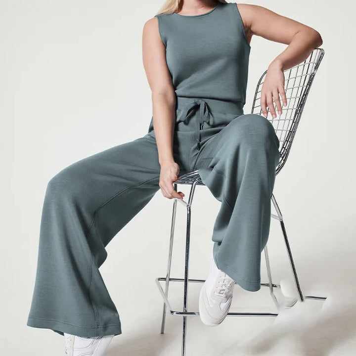 Aubrey - Vielseitige Eleganz Ärmelloser, schlichter Jumpsuit