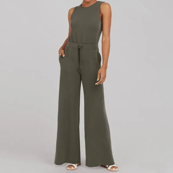 Aubrey - Vielseitige Eleganz Ärmelloser, schlichter Jumpsuit