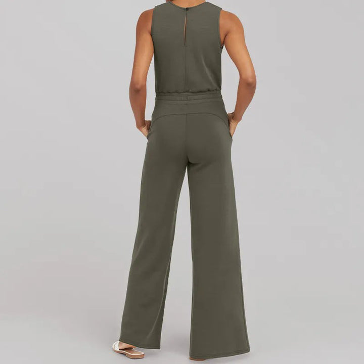 Aubrey - Vielseitige Eleganz Ärmelloser, schlichter Jumpsuit