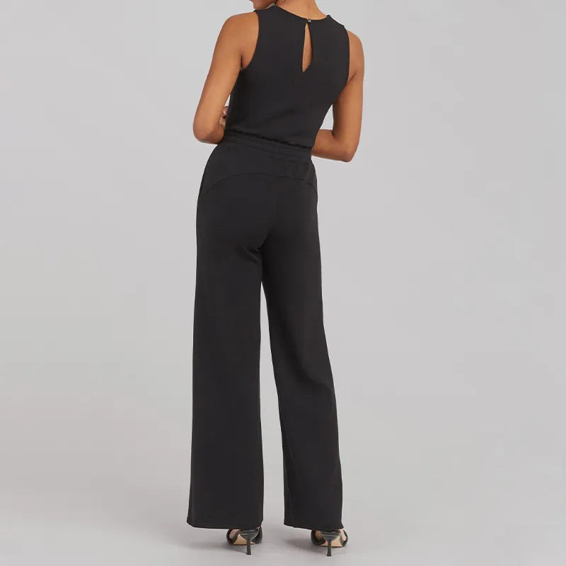 Aubrey - Vielseitige Eleganz Ärmelloser, schlichter Jumpsuit