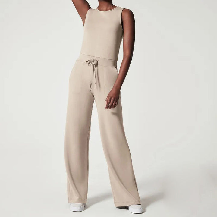 Aubrey - Vielseitige Eleganz Ärmelloser, schlichter Jumpsuit