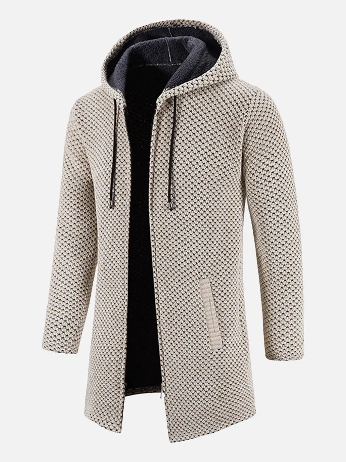 Easton | Lange Jacke mit Fleece gefüttert