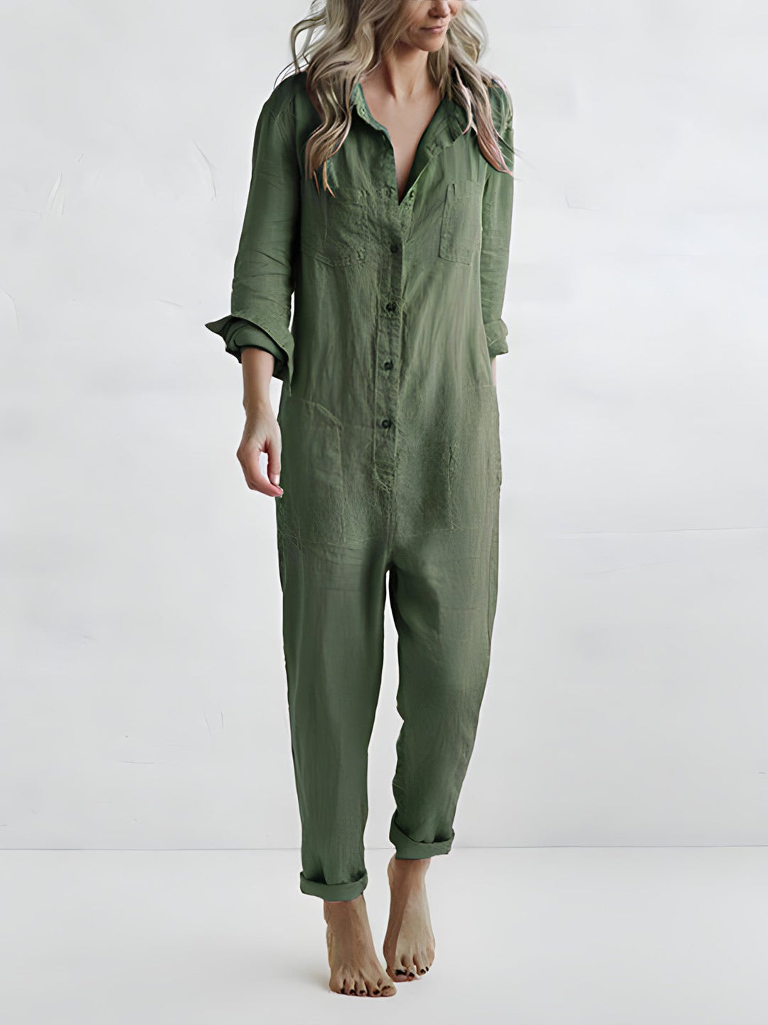 Jayda | Langer Komfort Jumpsuit