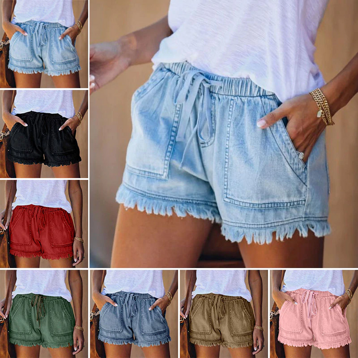 Lexi® | High-Waisted Denim Shorts