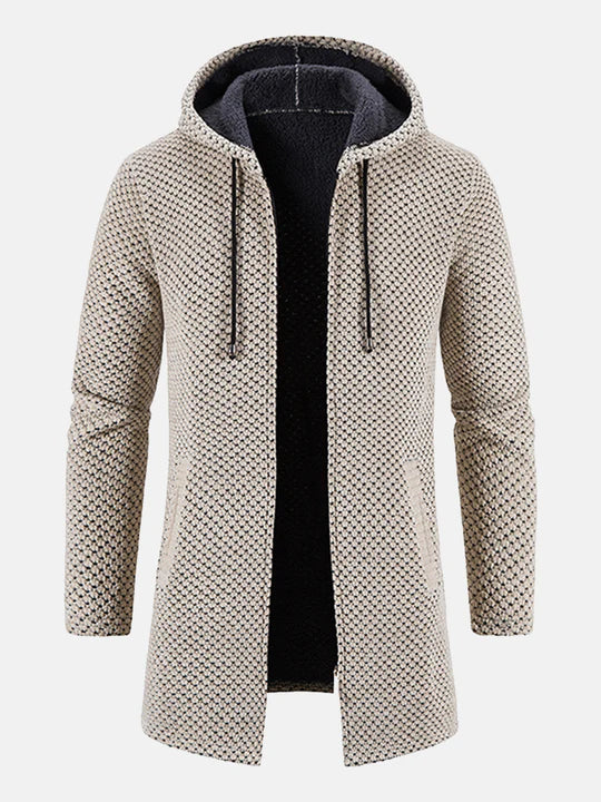 Easton | Lange Jacke mit Fleece gefüttert