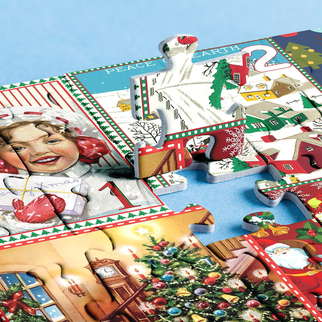 JollyPuzzle - Weihnachts-Adventskalender-Puzzle 1000 Teile