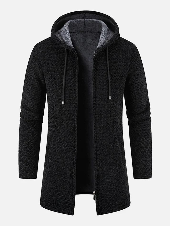 Easton | Lange Jacke mit Fleece gefüttert