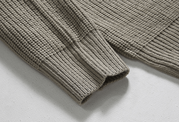 Ryan™ - Strickpullover mit halbem Reißverschlusskragen