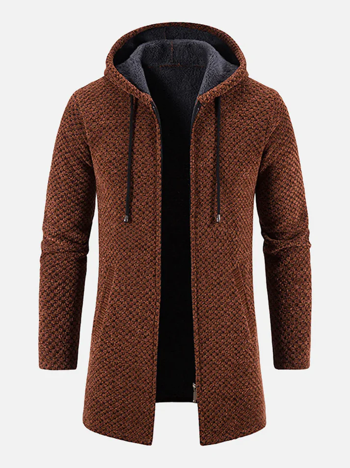 Easton | Lange Jacke mit Fleece gefüttert