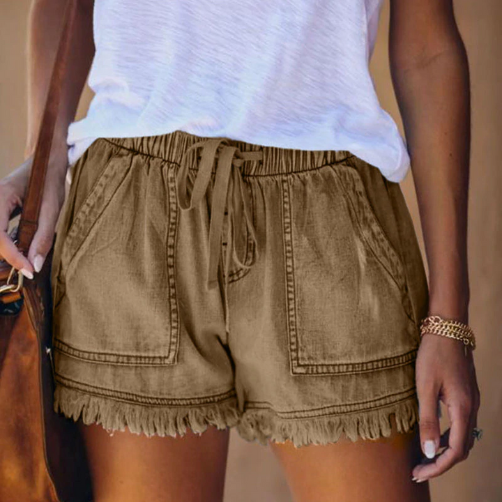 Lexi® | High-Waisted Denim Shorts