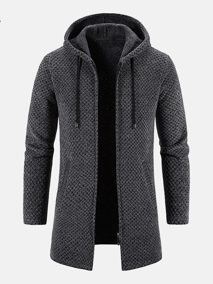 Easton | Lange Jacke mit Fleece gefüttert