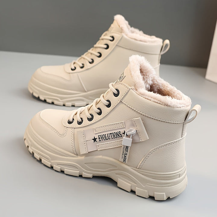 Dynastia - Lässiger High Top Winterschuh mit Plüschfutter