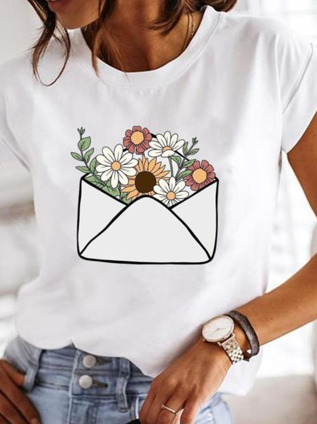 Courtney™ - Superstylisches T-Shirt mit extravagantem Sommermotiv