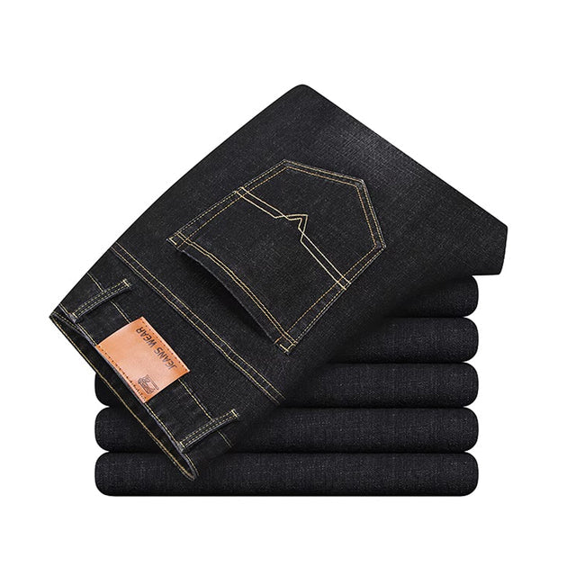 Alex | Slim-Fit Straight Jeans Stretch für Männer