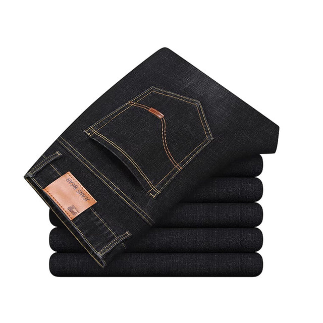 Alex | Slim-Fit Straight Jeans Stretch für Männer