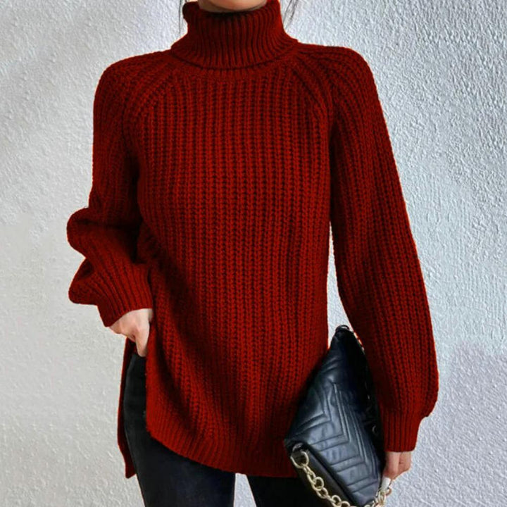 Madeleine - Eleganter Rollkragenpullover aus Baumwolle