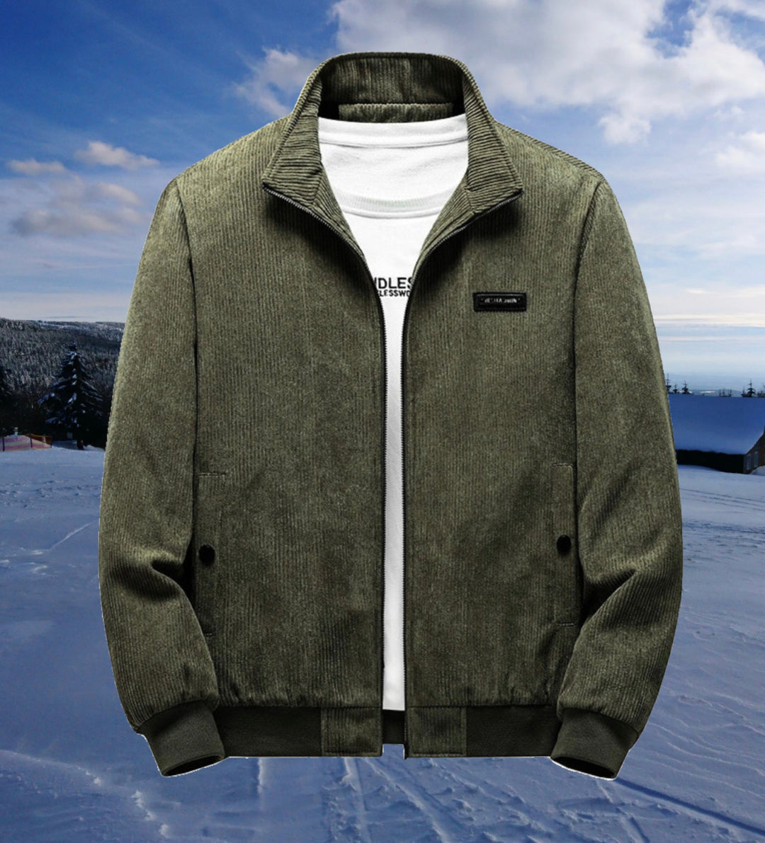 Philip™ - Retro-Cord-Sherpa-Jacke