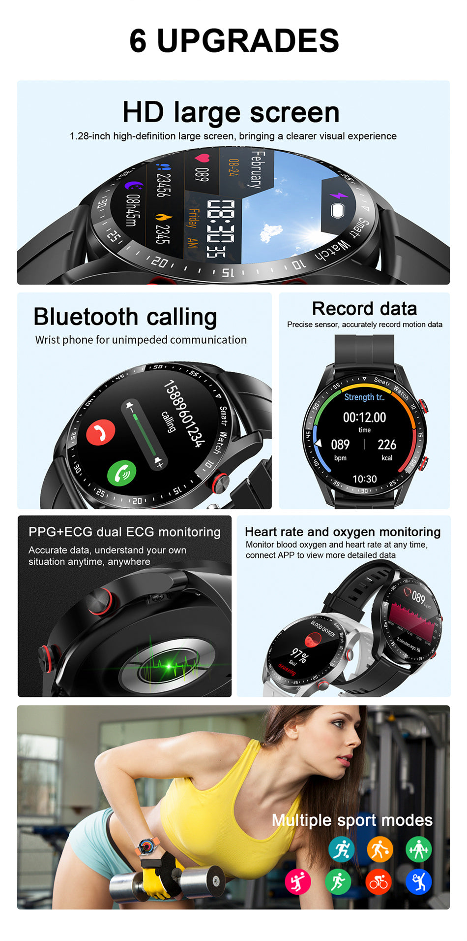 I9 Pro™ | Smartwatch mit GRATIS-Gummiarmband