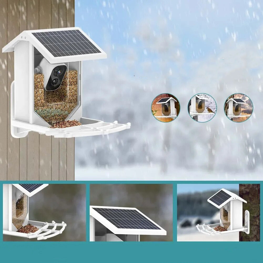 SolacePerch | Smart Solar Bird Feeder - Entdecken Sie die Natur auf eine einzigartige Weise!