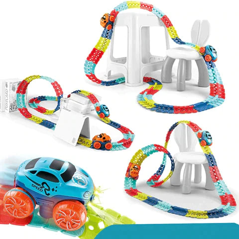 KiddiePlay™ - 🧲Magnetisches Auto-Spielzeug l Spielen - überall - zu Hause