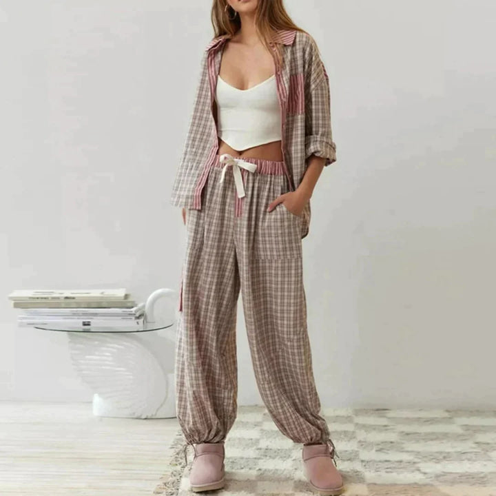 Callie™️ Karierter Pyjama für Frauen