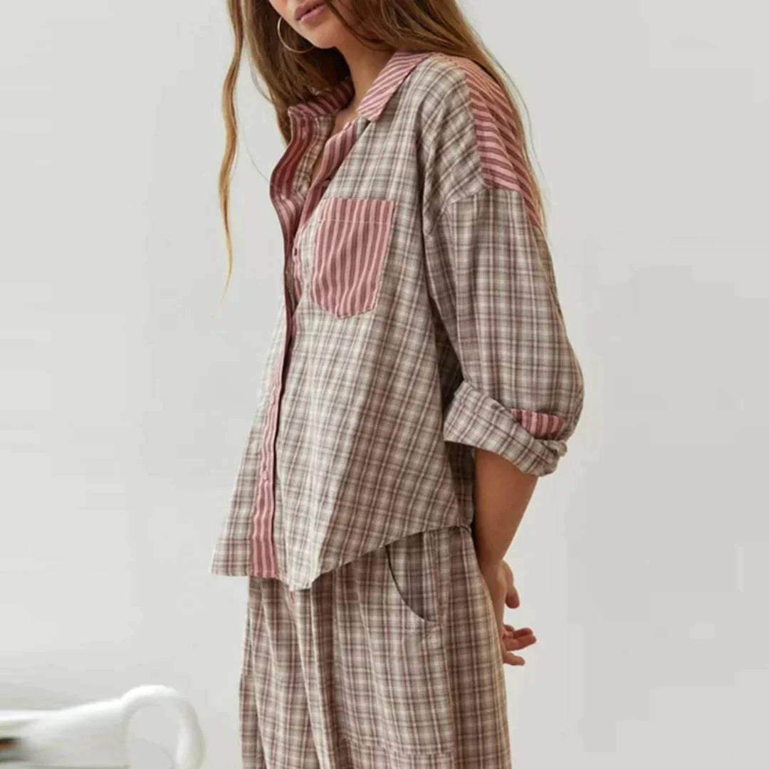 Callie™️ Karierter Pyjama für Frauen