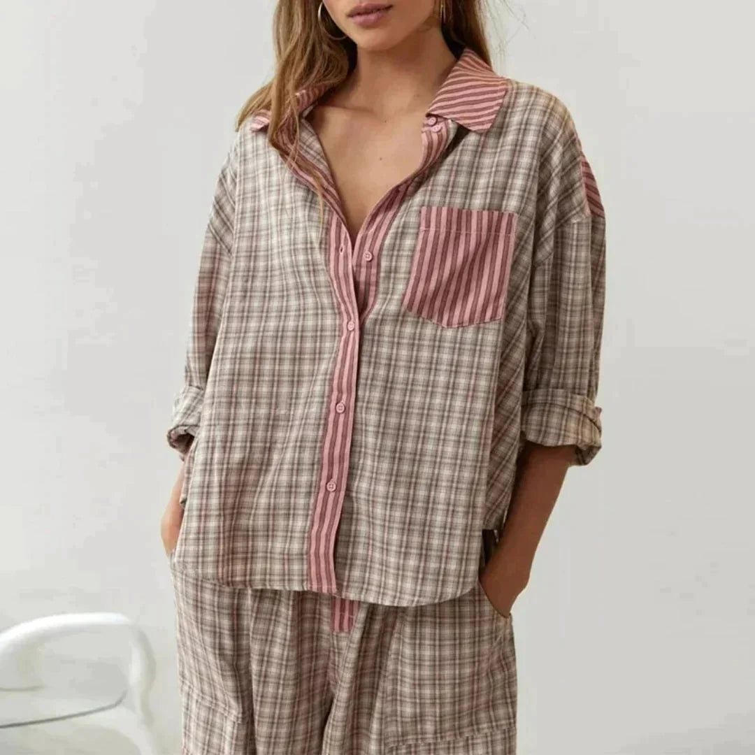 Callie™️ Karierter Pyjama für Frauen