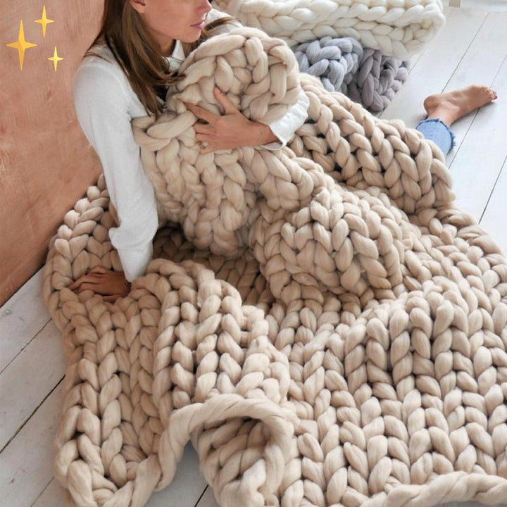 CozyFluffWinter™ 1000g DIY-Strickset | Das kreativste Projekt für zu Hause