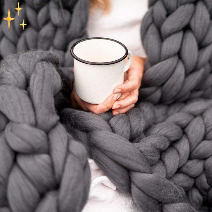 CozyFluffWinter™ 1000g DIY-Strickset | Das kreativste Projekt für zu Hause