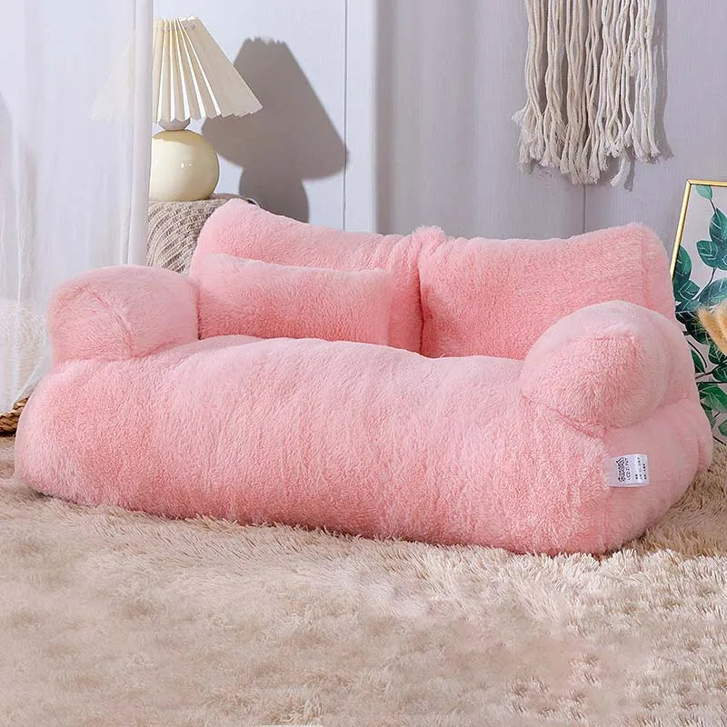 SnugNest | Weiches Fleece-Tiersofa